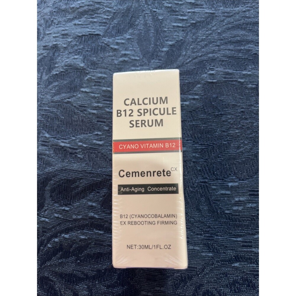 CALCIUM B12 SPICULE SERUM CYANO VITAMIN B12 CEMENRETEcx 1oz BB 3/10/29